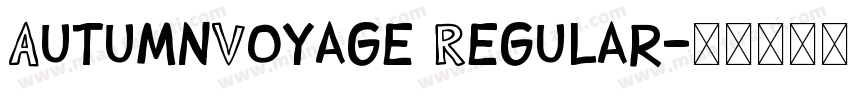 AutumnVoyage Regular字体转换